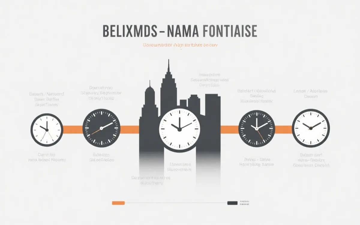 北美多时区与北京时间换算的简洁信息图，适合世界杯观赛规划